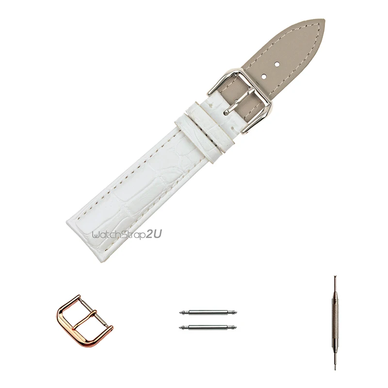 Серебро + розовое золото Булавки пряжки синий красный белый крокодил зерна кожа