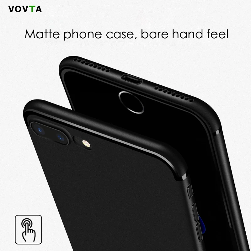 VOVTA люксовый бренд Силиконовый ТПУ чехол для iPhone 7 чехлы плюс 8 мягкий силиконовый