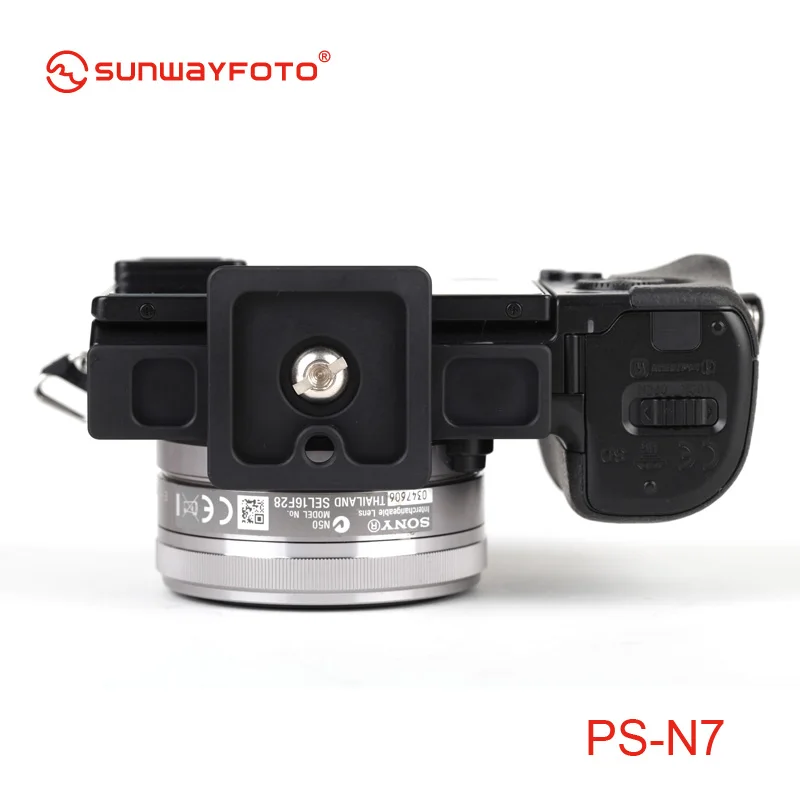 

SUNWAYFOTO PS-N7 Tripod Head Quick Release Plate For SONY Nex7 And Nex 7 Tripod Head Plate Specific Aluminum Quick Release Plate