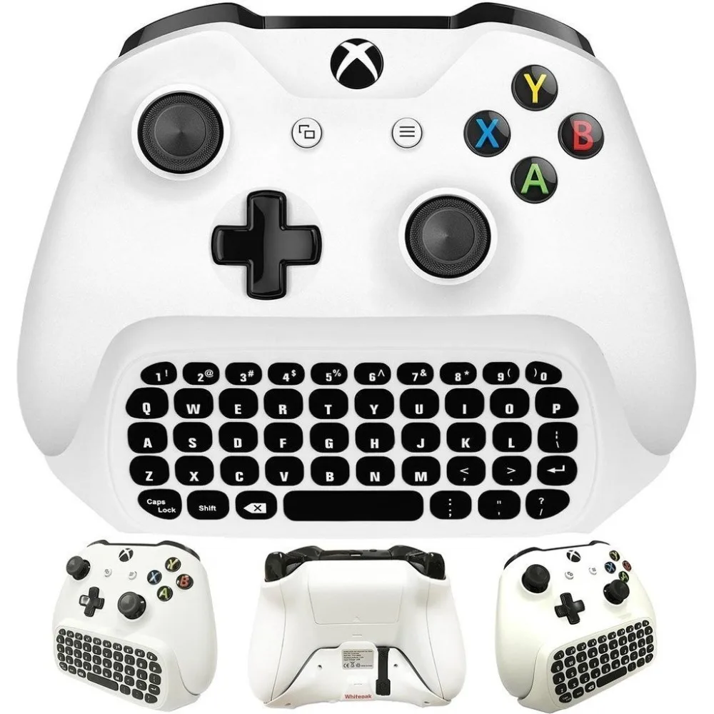 ДОБЕ 2 4 г мини Беспроводной Chatpad клавиатура для Xbox One тонкий X Elite контроллер с 3 5 мм
