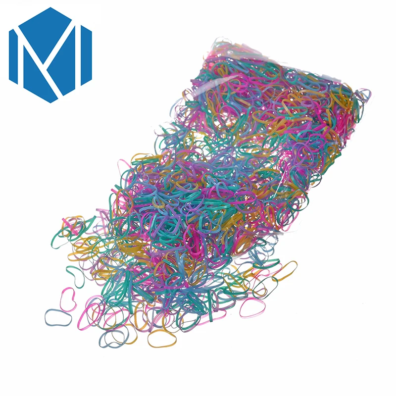 2000 штук/упак. детские резиновые ленты для девочек цветные держатели хвоста