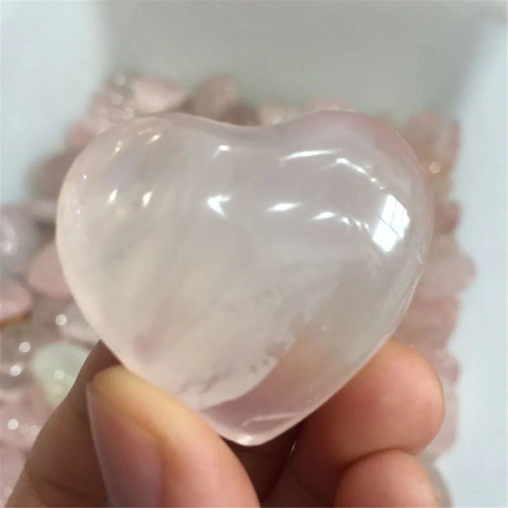 Горячая Распродажа 3 шт. красивые натуральные розовые кварцевые целебные