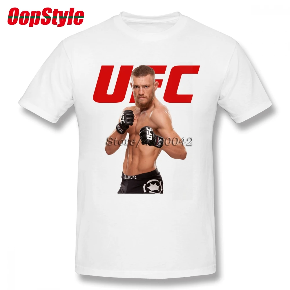 Лучшие Conor Mcgregor футболка для мужчин платье на заказ короткий рукав плюс размер
