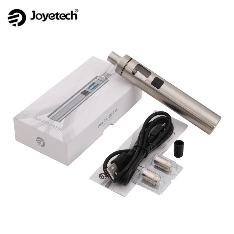 Оригинал Joyetech eGo AIO D22 XL с 3 5 мл атомайзером Vape 2300 мАч батарейный комплект|joyetech