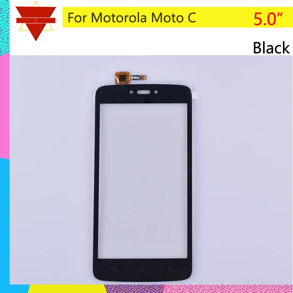 10 шт. сенсорный экран для Motorola Moto C XT1750 XT1754 XT1756 Сенсорная панель стеклянная линза