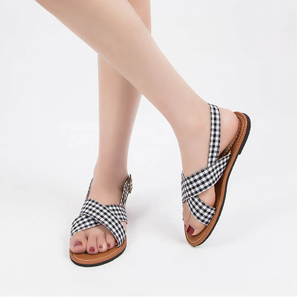 SAGACE/летние женские модные пляжные сандалии в римском стиле с открытым носком