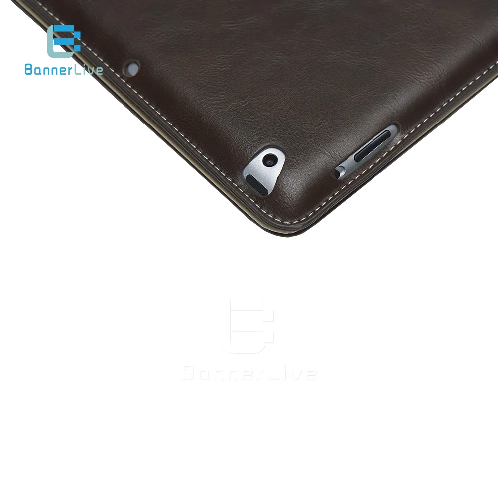 Роскошный чехол из искусственной кожи для iPad 2/3/4 Ретро Портфели с автоматическим