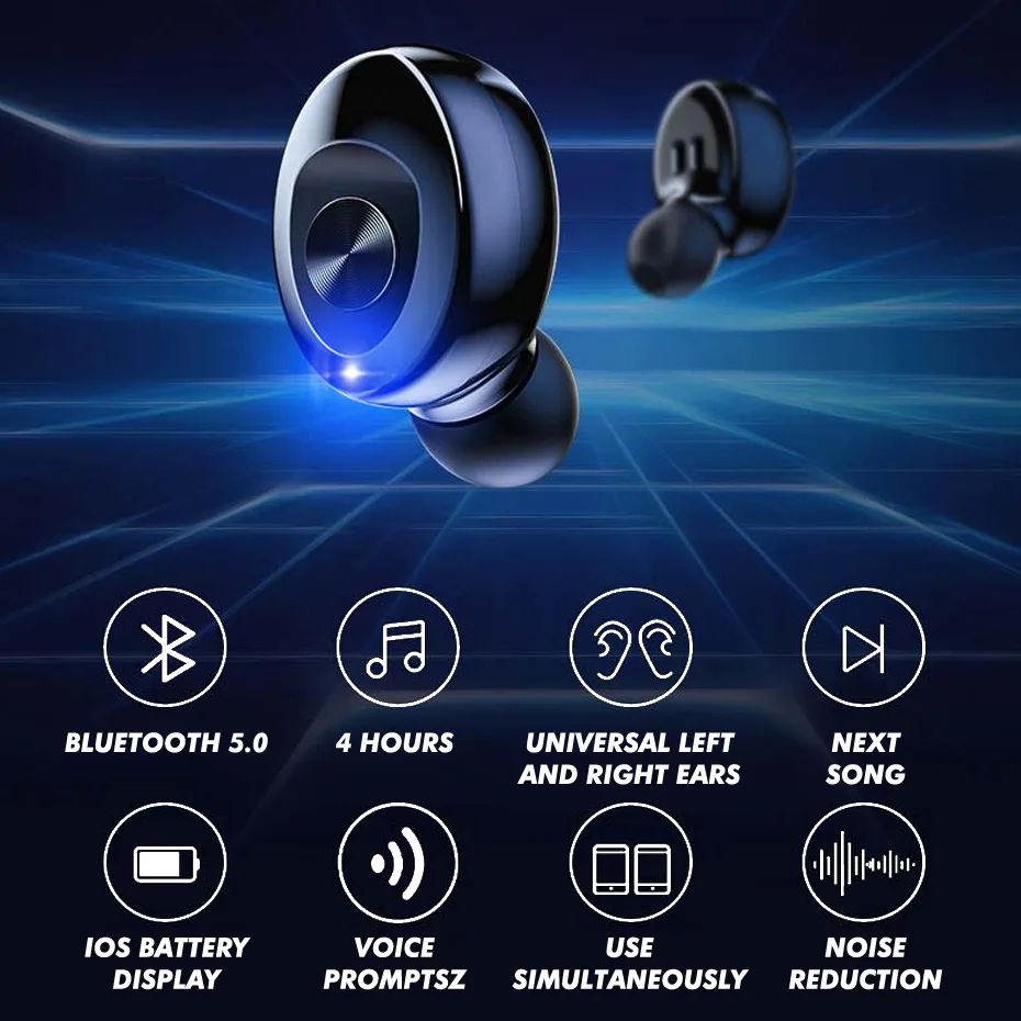 Overfly Mini Bluetooth 5 0 наушники стерео беспроводные hi fi звук спортивные громкая связь