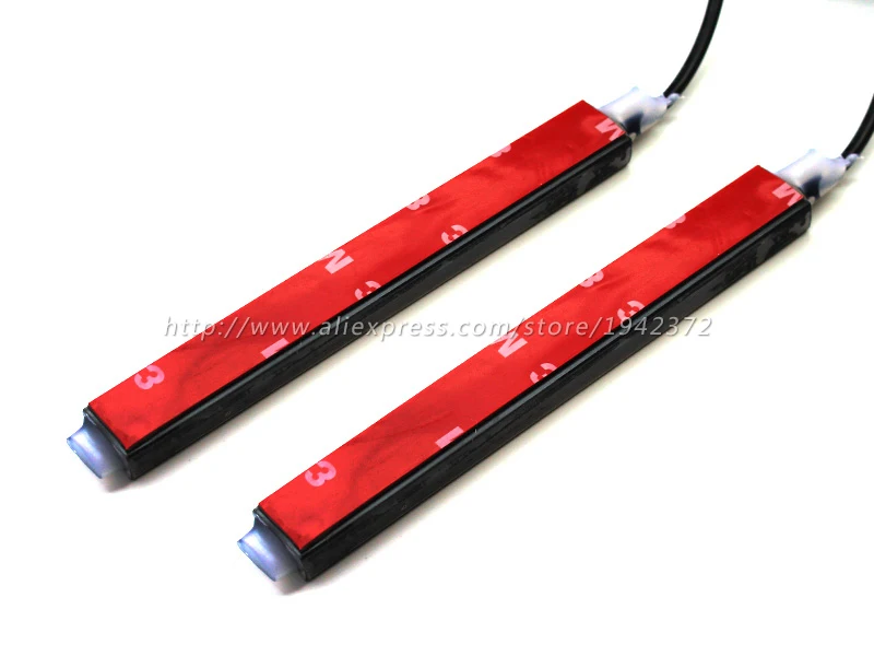 4 шт. 5050 SMD 10W Автомобильный DC 12V декоративный светильник для интерьера, светодиодный светильник для сигарет с беспроводным пультом дистанционного управления/музыкой/голосовым управлением