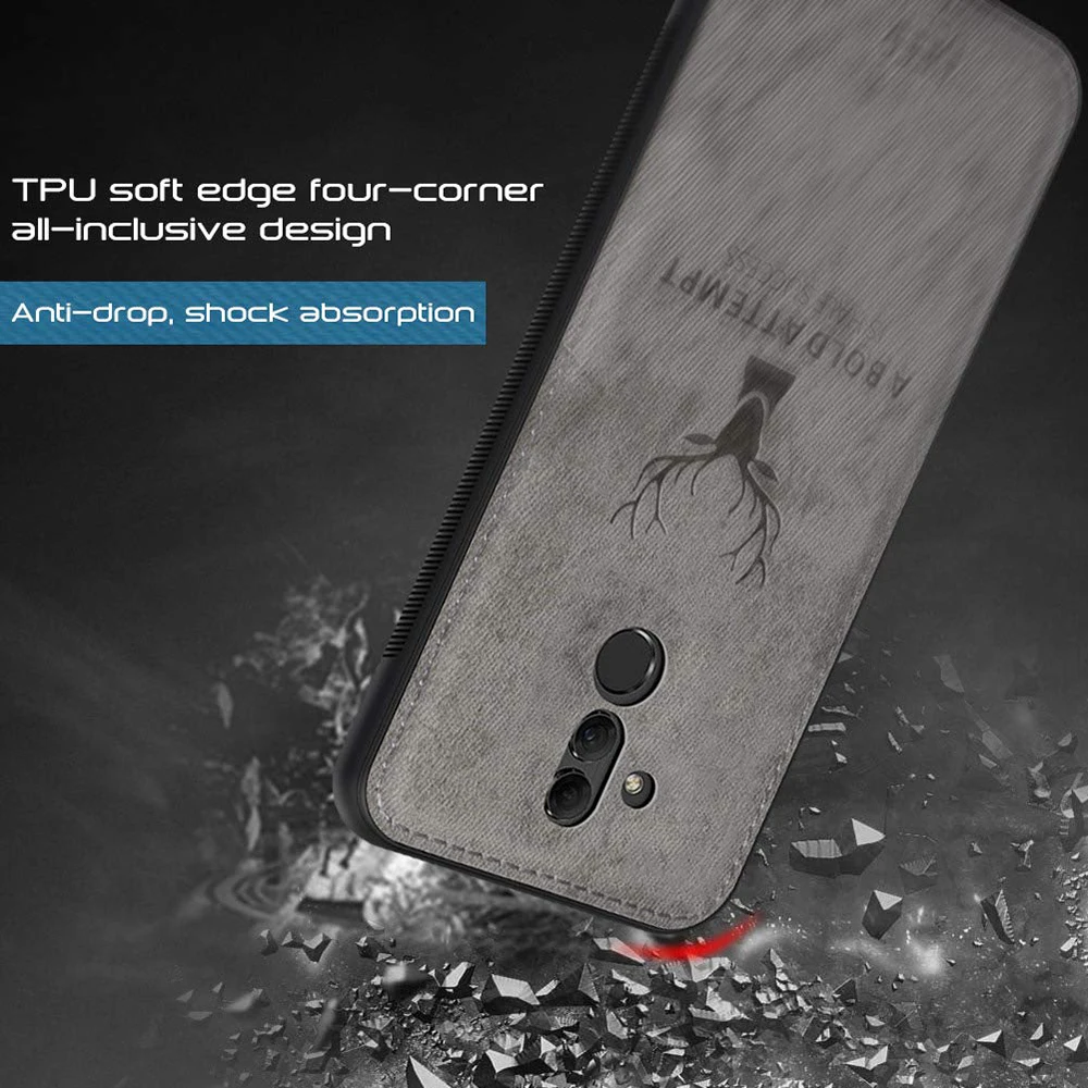 NYFundas для huawei mate 20 lite pro X чехол с 3D принтом оленя Мягкий Силиконовый противоударный