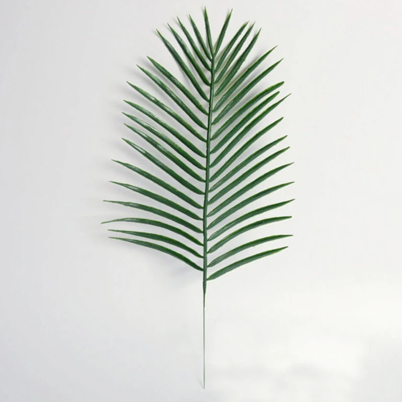 1 xtropical искусственных пальмовых листьев листвы из джунглей в гавайском стиле Вечерние Свадебный декор H1