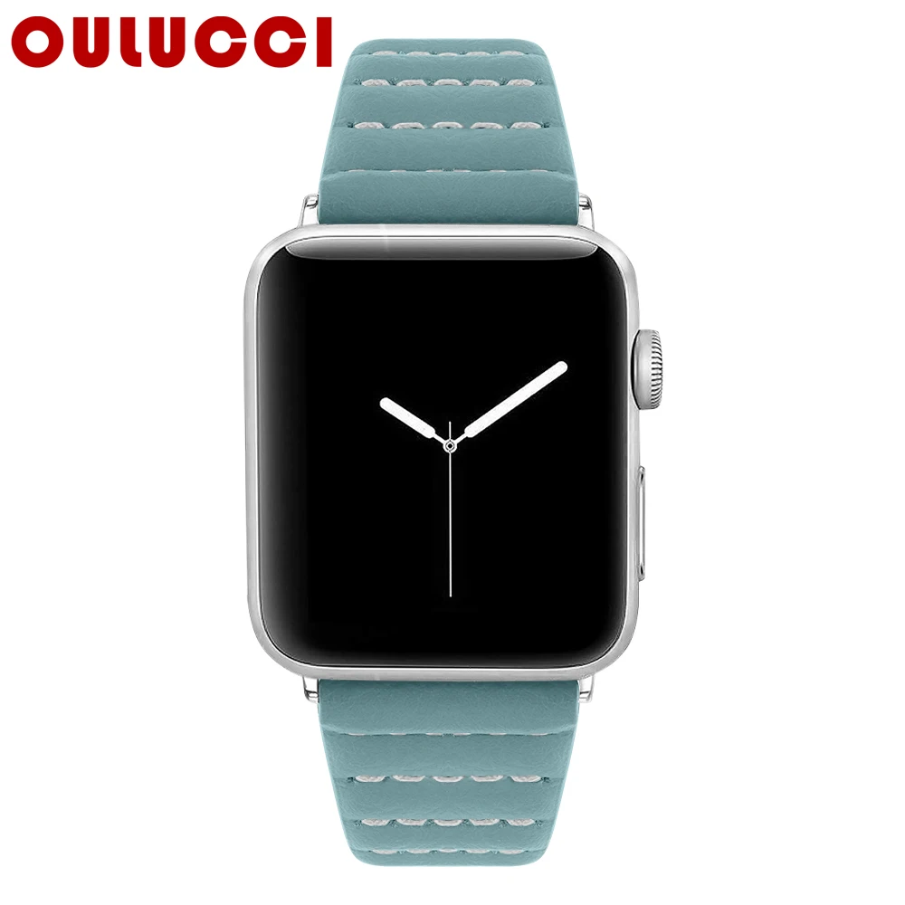 Кожаный ремешок Oulucci для apple watch 38 мм/40 мм/42 мм/44 мм|Ремешки часов| |