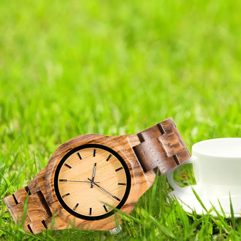 ELMERA reloj mujer zegarek damski деревянные часы женские модные кварцевые наручные horloges vrouwen