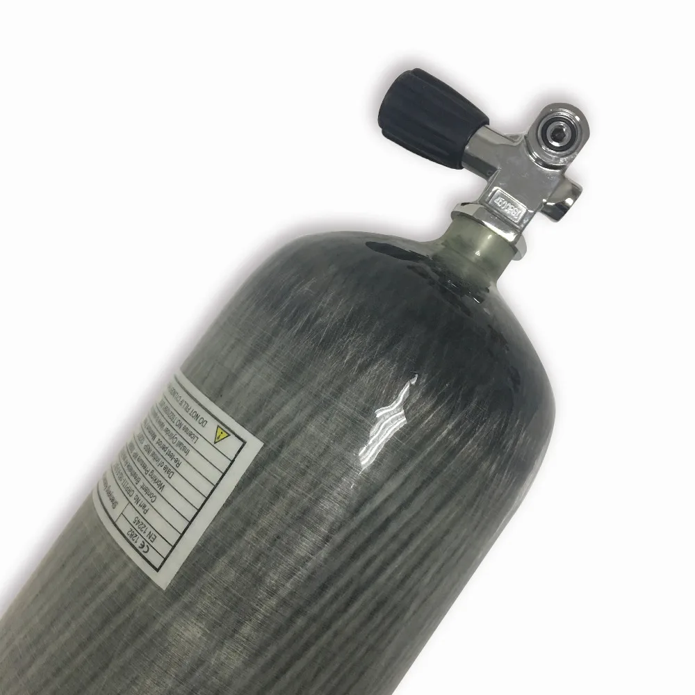 AC30951 Scuba for Pcp Cylinder Diving Tank 9L CE Carbon Fiber Tank 4500psi Oxygen Cylinder with Diving Valve Buy China Direct