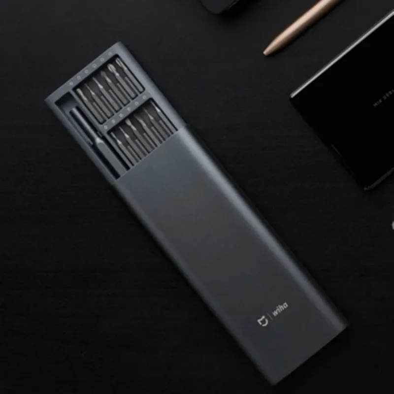 Оригинальный набор отверток Xiaomi Mijia Wiha 24 прецизионных магнитных бита алюминиевая