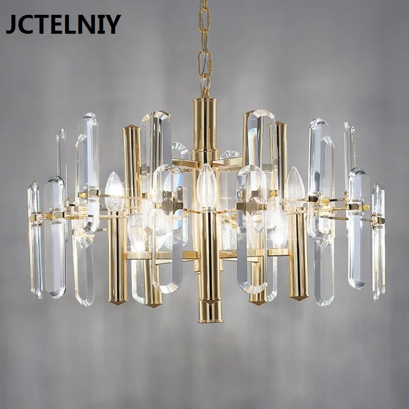 

Modern luxury dining room crystal lamp living room chandelier creative personality designer villa model room lamp luxury dining