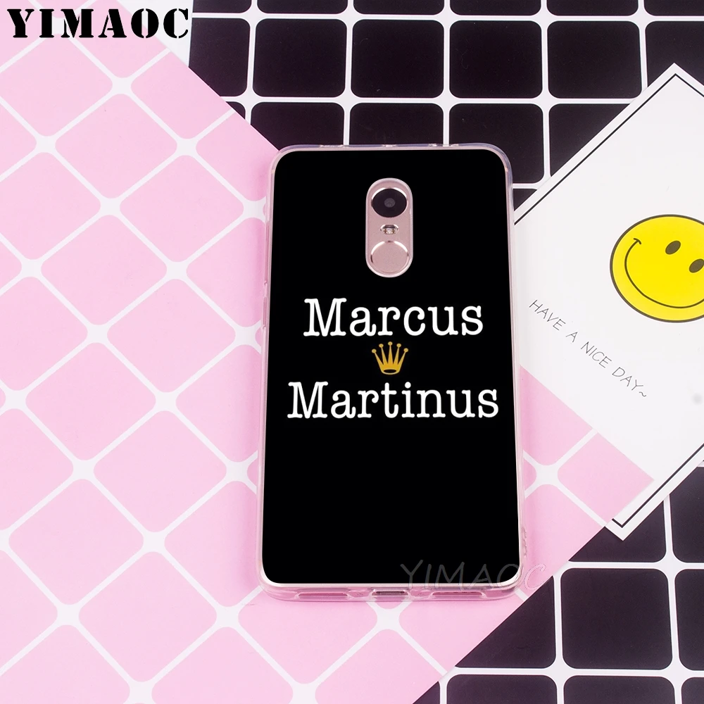 YIMAOC Marcus&ampMartinus brothers Case for Xiaomi Redmi 6 4X 5A 4A S2 Note 4 5 Pro Plus Mi 8 9SE A2 A1 MiX 2S MAX 3 |