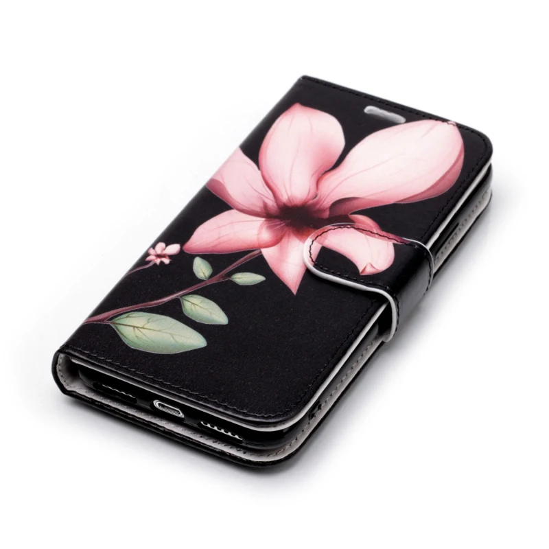 Роскошные чехлы для телефонов из искусственной кожи iPhone X 7 8 Plus модный флип-чехол