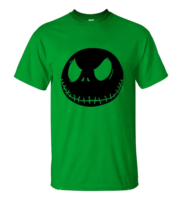 Кошмар перед рождеством мультфильм Jack Skellington Мужчины Майка Гримаса 2017 Летний