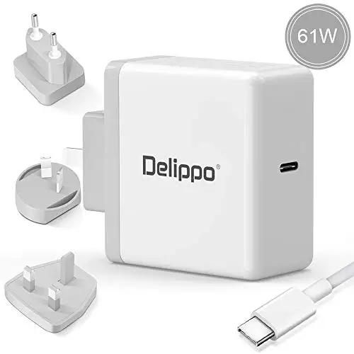 Зарядное устройство Delippo 20 5 В 3 А 61 Вт Type-C для последних Macbook Pro 13 дюймов A1706 A1707 A1708A