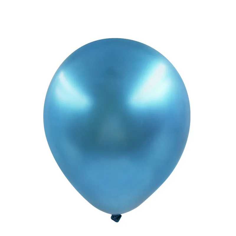 blue 10 шт. 12 дюймов металлические цвета латексные шары воздушные шары надувной шар для детского дня рождения, свадьбы, вечеринки - Цвет: blue