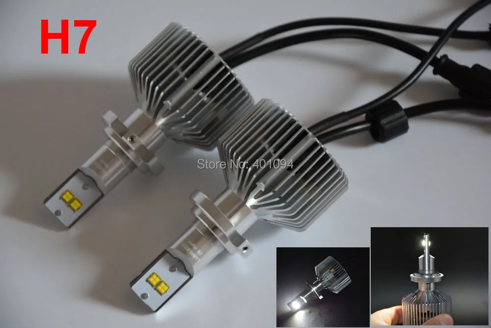 1 Компл. H7 90 Вт 9000LM ФИЛИПП LUMILED LUXEON Фар MZ Чип 4SMD Все в Одном 12/24 В Ксеноновые Белый 6 К