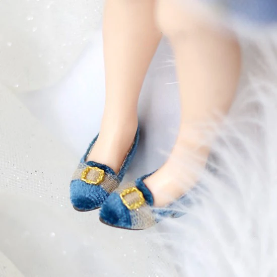 Blyth кукольные туфли 3 см винтажные бархатные на высоком каблуке для Licca AZONE Momoko