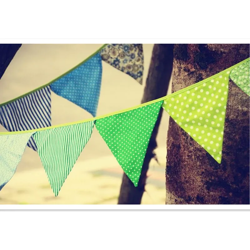 Яркий флаг-баннер из хлопчатобумажной ткани баннер гирлянда для романтических