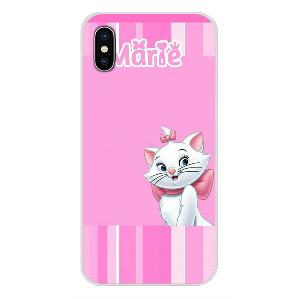 Аристократы Кошка Китти аксессуары для телефона Чехлы Apple iPhone X XR XS MAX 4 4S 5 5S 5C SE 6 6S 7