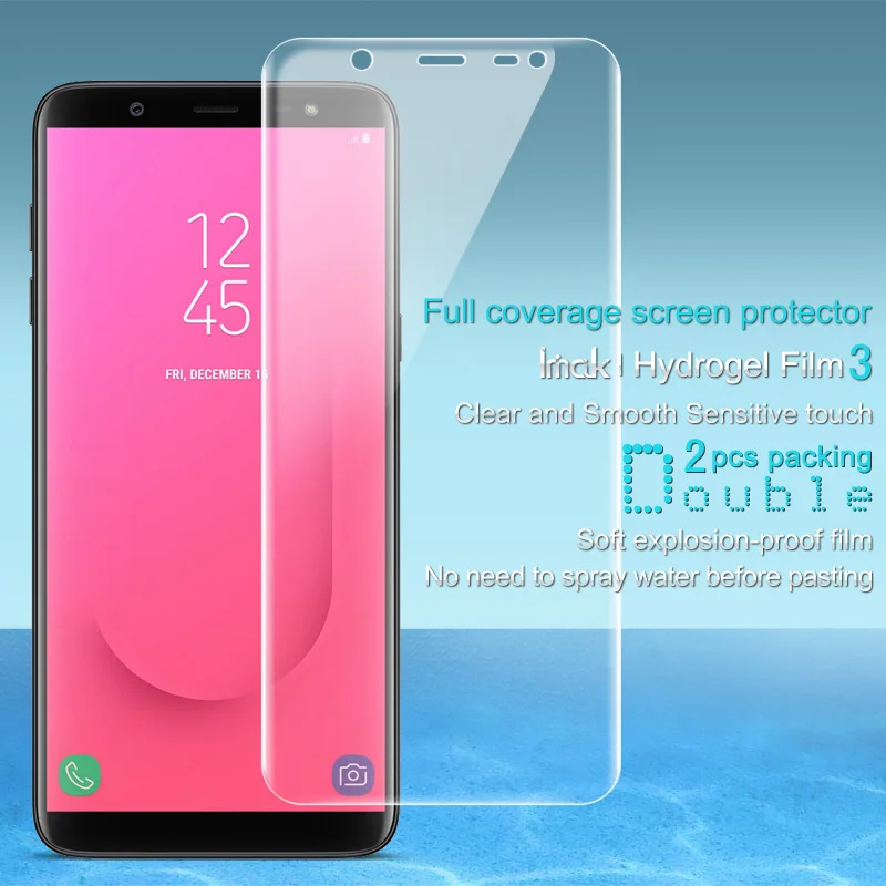 IMAK гидрогель серии для samsung Galaxy J8 J800F/Galaxy J6 J600F Экран протектор прозрачный мягкий