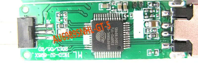USB flash drive PCBA AU6989SNHL-GT pen circuit board/computer u disk pcba/Controller:AU6989SNHL-GT |