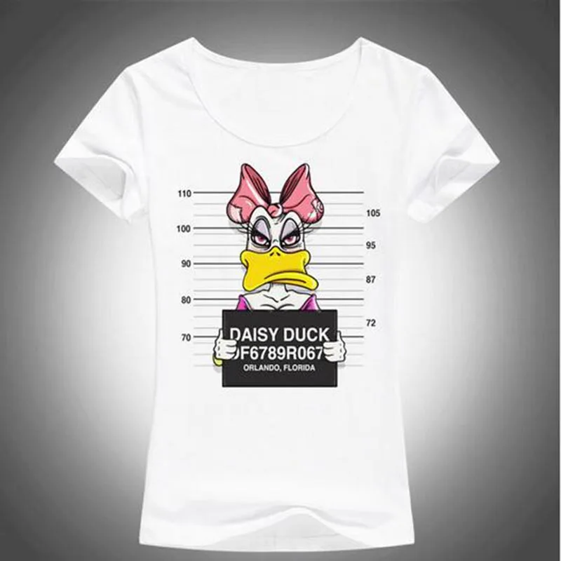 Новые летние женские топы забавная футболка с изображением животных Дональда