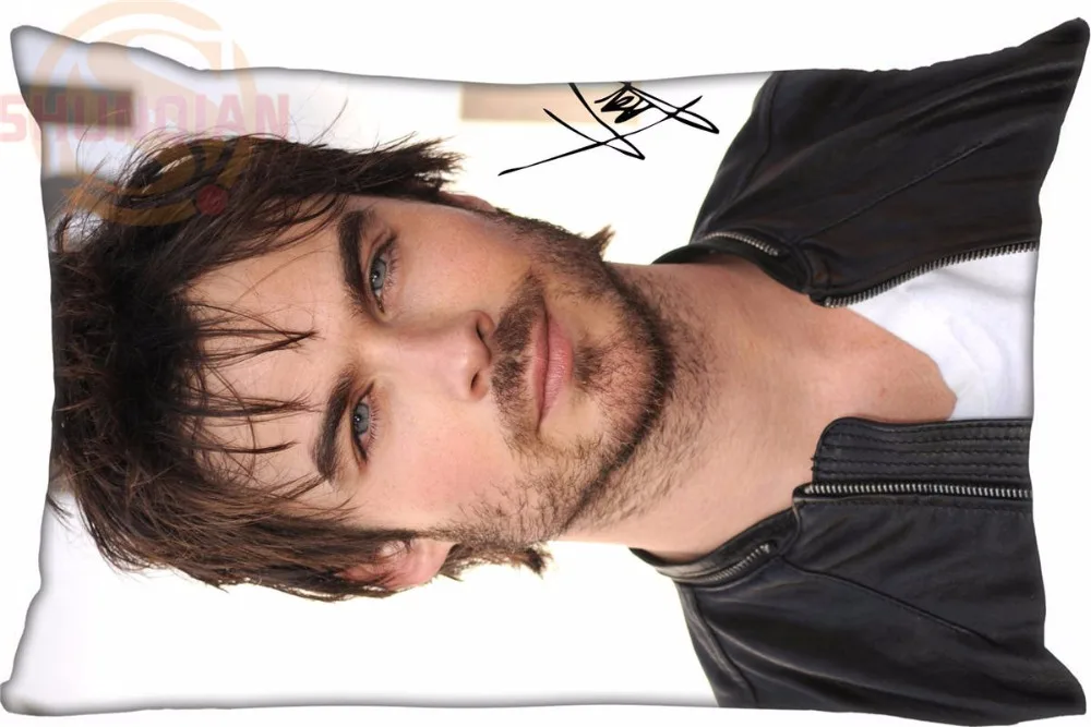 P # J23 на заказ Ian Somerhalder Прямоугольная подушка чехол молнии Классическая Подушка