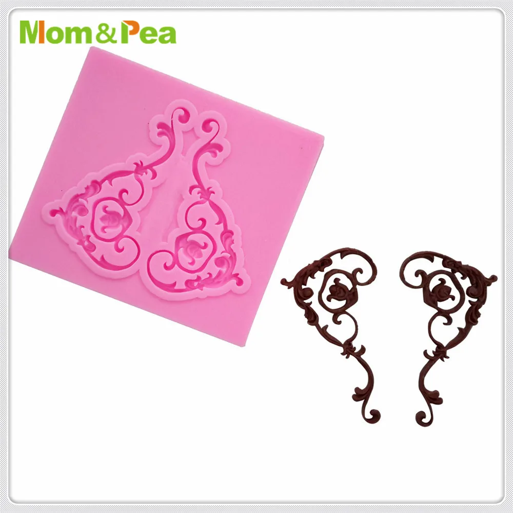 Mom & Pea MPA1868 силиконовая форма в форме цветочного деко для украшения торта помадка
