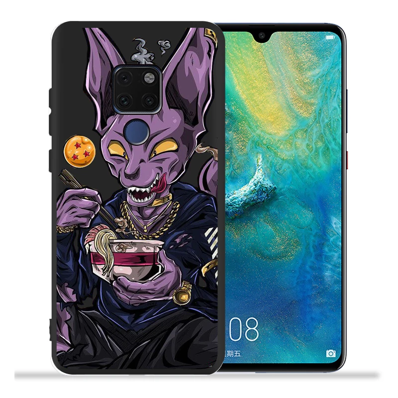 Dragon Ball Супер Саян Гоку Вегета Роскошный чехол для принципиально huawei коврики 20 Lite Pro 9 10 Nova3 Nova3i Etui - Цвет: 01