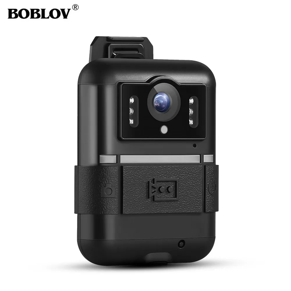 Полицейская камера BOBLOV WN11 Wifi ИК ночного видения полицейская 170 градусов 32 ГБ