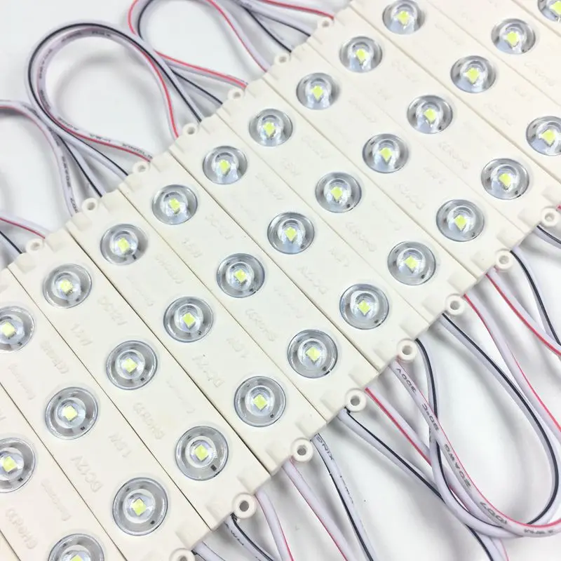 100 шт. 2835 SMD 3 светодиодный модуль подачи сигнала IP65 Водонепроницаемый инъекций