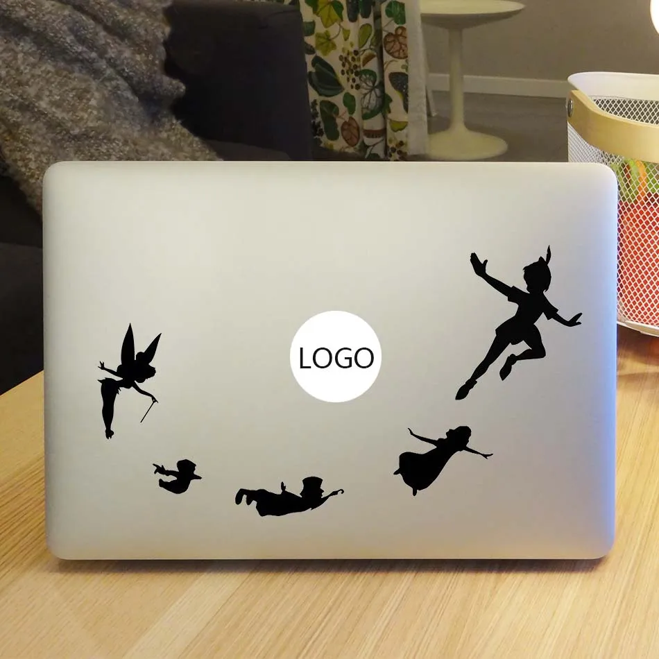 Питер Пэн мультфильм виниловая наклейка на ноутбук для Apple наклейка для MacBook Air 13 Pro retina 11 12 15,6 дюймов Наруто Mac Mi книга наклейка на кожу