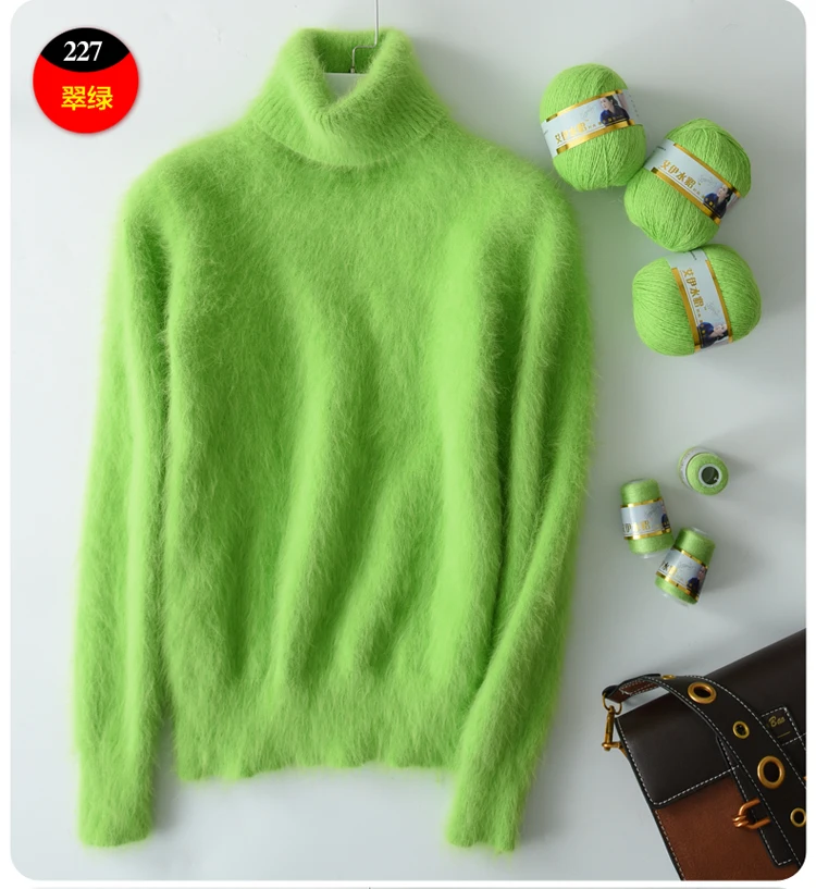 Long Plush Mink Cashmere Yarn Yarn for Knitting Warm Delicate Fluffy Yarn for Hand Sweater Cardigan Hats Soft Yarn for Women Men