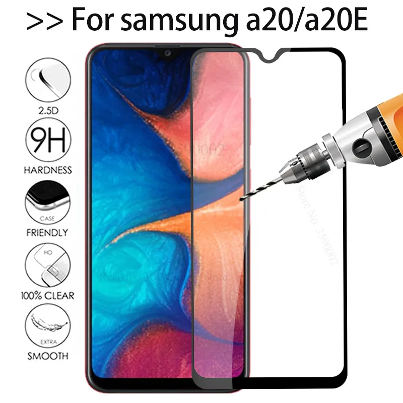 Защитное стекло для samsung a20 galaxy a20E закаленное a 20 E 20A A202F A205F A202 A205 пленка|Защитные