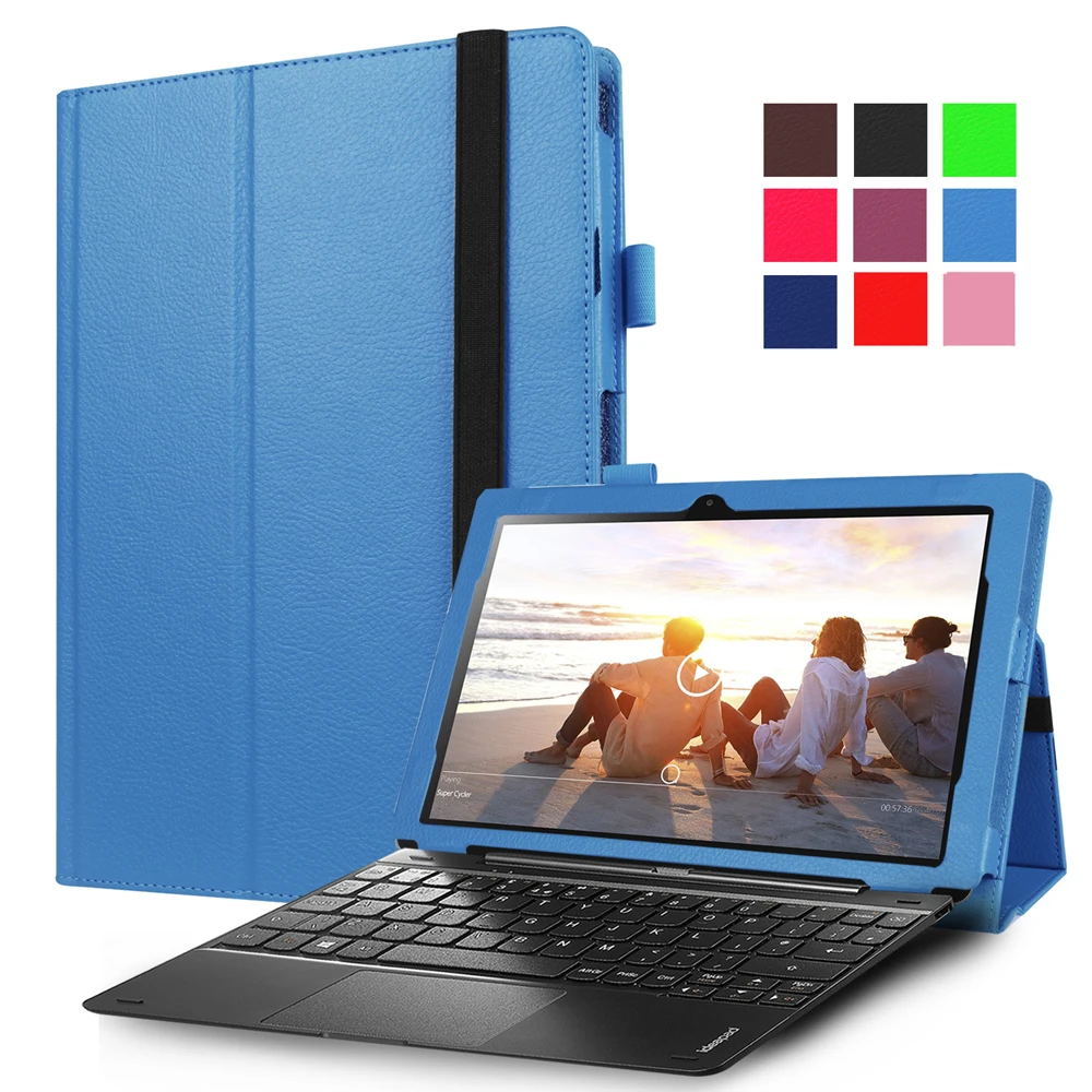 100 шт./лот PU кожаный чехол личи (можно положить клавиатуру) для lenovo Ideapad Miix 310 10 1
