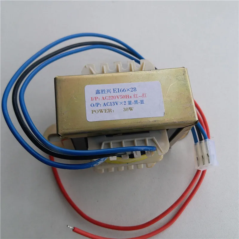 13V-0-13V 1.15A трансформатор 220V 30VA EI66 * 28 3 96 терминал мультимедиа динамик сабвуфер