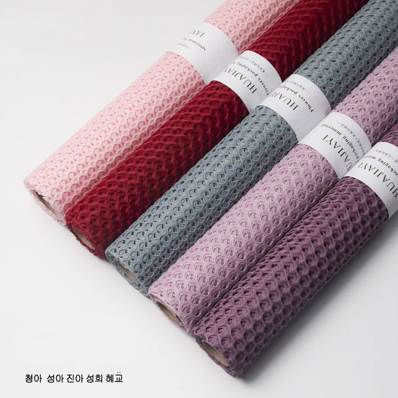 60cmx5yards полые нити оберточная бумага для девочек держащих букет невесты