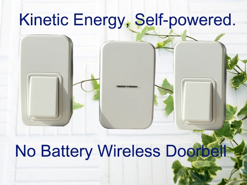Без Батарея Беспроводной беспроводные Дверные звонки 2 Нажмите Пуговицы 1