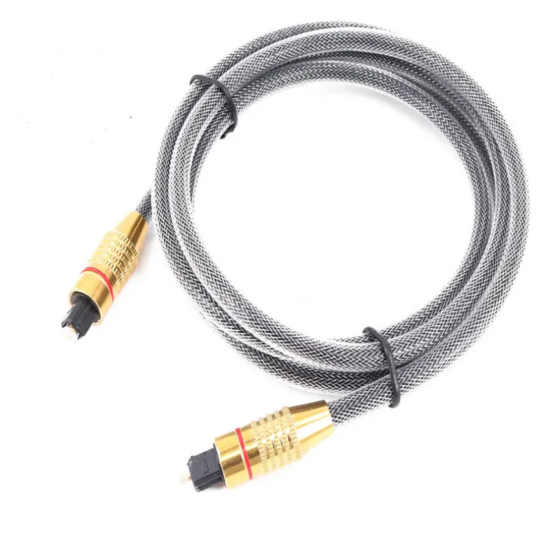 Цифровой оптический аудио кабель Toslink 1 м 3 SPDIF коаксиальный для усилителей Blu-Ray