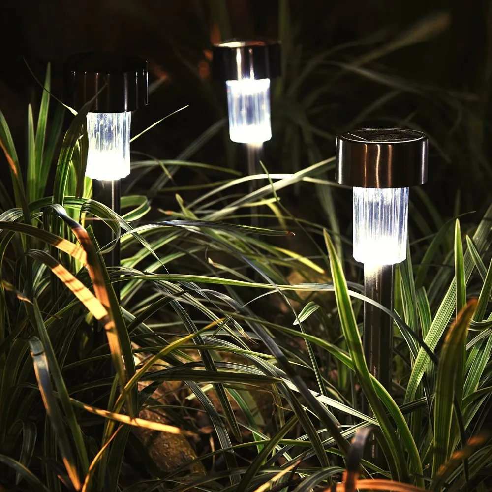 5 шт. Солнечный свет LED Спайк Газон Свет Водонепроницаемый Открытый Сад Освещение