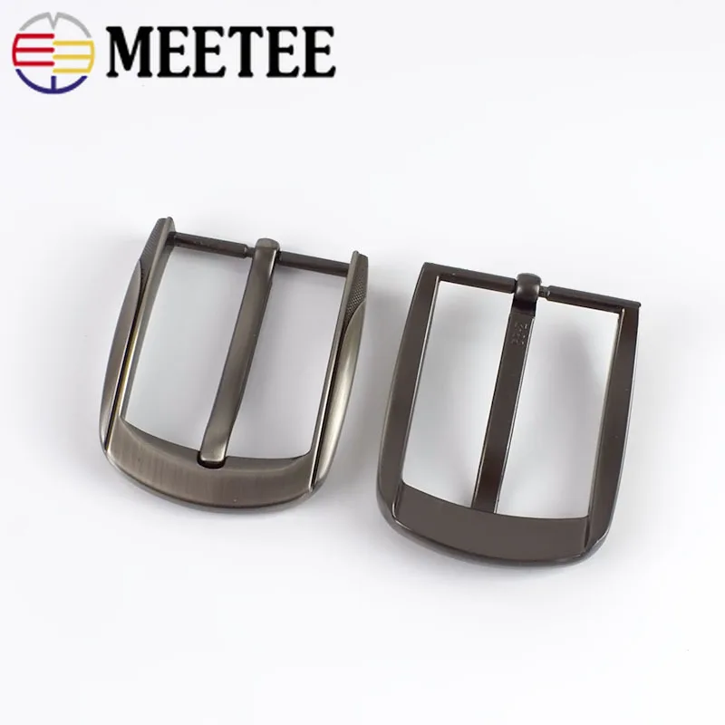 Meetee 5 шт. Модные металлические пряжки для мужского ремня Пряжка пояса ширина 38 39