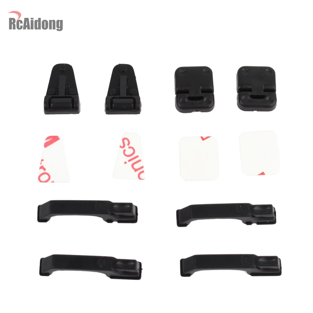 Пластиковые дверные шарниры RC 1/10 ручки и крышка двигателя шарнир для 1:10 Crawler Traxxas