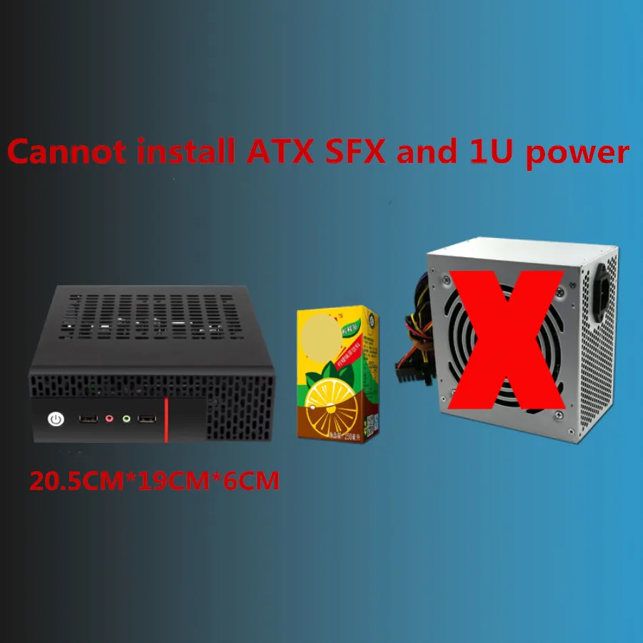 Мини ITX пустой корпус компьютерный чехол s шасси Настольный мейнфрейм для игрового шасси DIY Mini ITX Чехол DIY MINI itx HTPC чехол