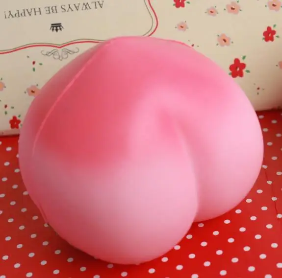 18 шт lot 11cm kawaii jumbo розовый персик Редкие сжимаемые ПУ игрушки для мальчиков и